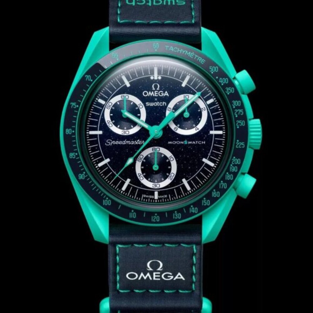 Authentic OMEGA X SWATCH MoonSwatch Mission on Earth Polar Lights SO33L103